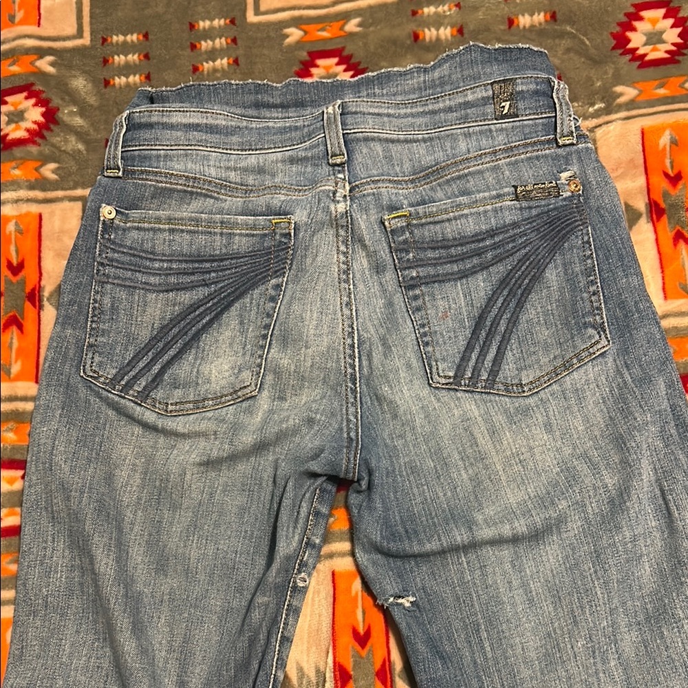 7 For All Mankind Paper Bag Style Dojo Jeans